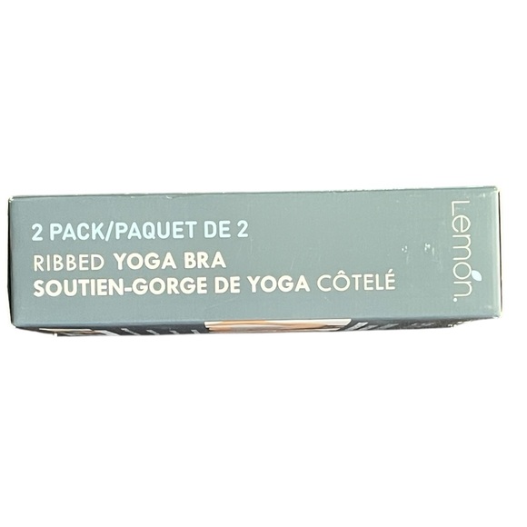 Lemon - Women’s 2-pack Ribbed Yoga Bra - Picture 7 of 9